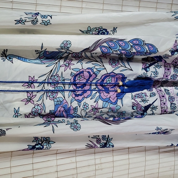 EVERKAKI. Multicolored. Short sleeves. Bohemian dress. - Picture 8 of 8